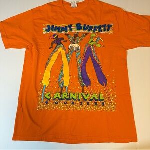 Vtg 1998/9 Jimmy Buffett Carnival Tour T-Shirt Single Stitch